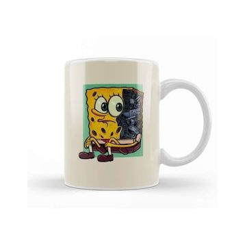 Baskı Dükkanı Mecha Sponge Süngerbob Kupa
