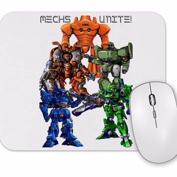 Baskı Dükkanı Mechs Unite Mouse Pad
