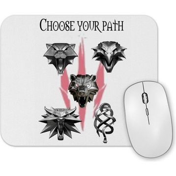 Baskı Dükkanı Medalhas Das Escolas the Witcher 3 Mouse Pad