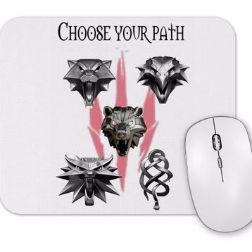 Baskı Dükkanı Medalhas Das Escolas the Witcher 3 Mouse Pad