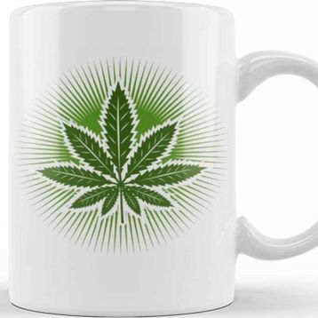Baskı Dükkanı Medical Marijuana Leaf Kupa
