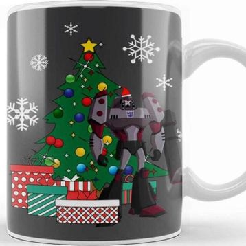 Baskı Dükkanı Megatron Around The Christmas Tree Transformers Kupa