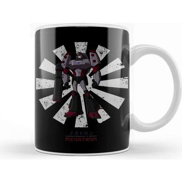 Baskı Dükkanı Megatron Retro Japanese Transformers Kupa