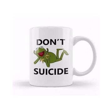 Baskı Dükkanı Meme Don't Kermit Suicide Kupa