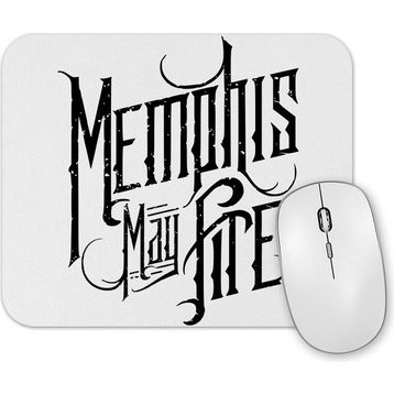 Baskı Dükkanı Memphis May Fire Mouse Pad