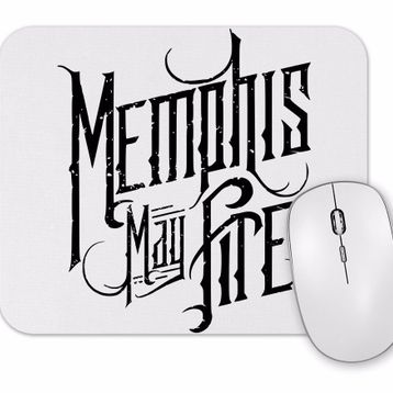 Baskı Dükkanı Memphis May Fire Mouse Pad