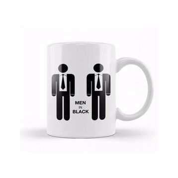 Baskı Dükkanı Men In Black Minimal Kupa