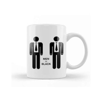 Baskı Dükkanı Men In Black Minimal Kupa
