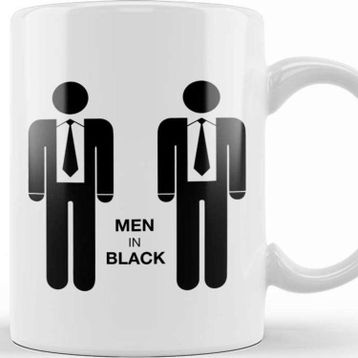 Baskı Dükkanı Men In Black Minimal Kupa