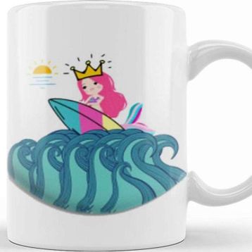 Baskı Dükkanı Mermaid Sea Queen Kupa