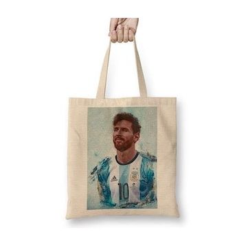 Baskı Dükkanı Messi Argentina Bez Çanta