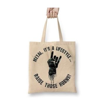 Baskı Dükkanı Metal Lifestyle Metal Bez Çanta
