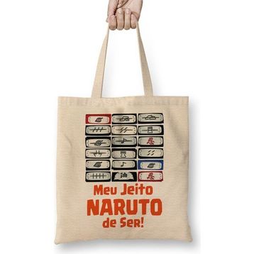 Baskı Dükkanı Meu Jeito Naruto De Ser Bez Çanta