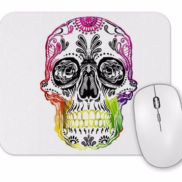 Baskı Dükkanı Mexicana Psicodelica Skull Mouse Pad
