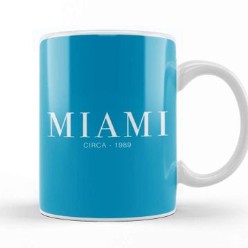 Baskı Dükkanı Miami Slogan Kupa