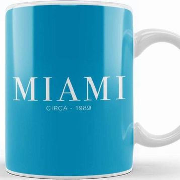 Baskı Dükkanı Miami Slogan Kupa