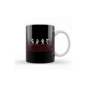 Baskı Dükkanı Michael Jackson Stranger Things Fon Kupa