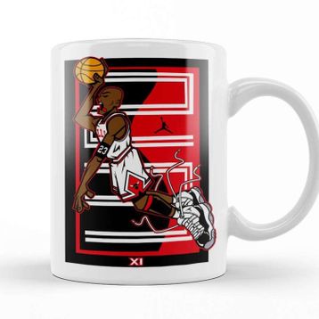 Baskı Dükkanı Michael Jordan Art Kupa