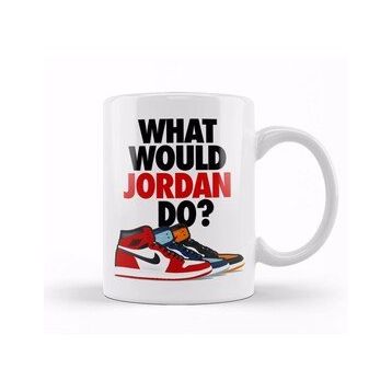 Baskı Dükkanı Michael Jordan What Would Jordan Do Kupa