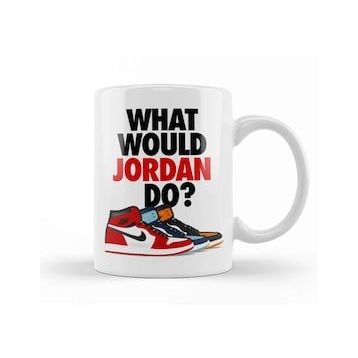 Baskı Dükkanı Michael Jordan What Would Jordan Do Kupa