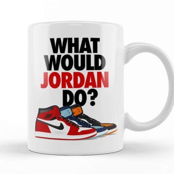 Baskı Dükkanı Michael Jordan What Would Jordan Do Kupa