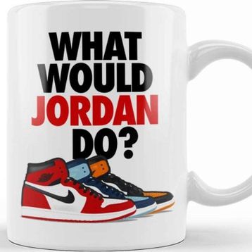 Baskı Dükkanı Michael Jordan What Would Jordan Do Kupa