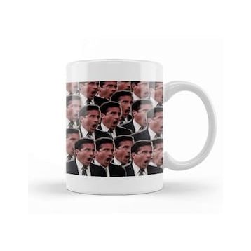 Baskı Dükkanı Michael Scott Collage The Office Kupa