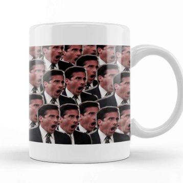 Baskı Dükkanı Michael Scott Collage The Office Kupa