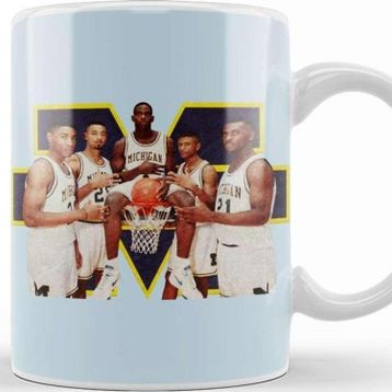 Baskı Dükkanı Michigan The Fab 5 Team Kupa