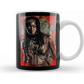 Baskı Dükkanı Michonne Red Kupa