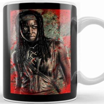 Baskı Dükkanı Michonne Red Kupa