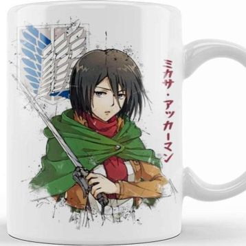 Baskı Dükkanı Mikasa Ackerman Kupa