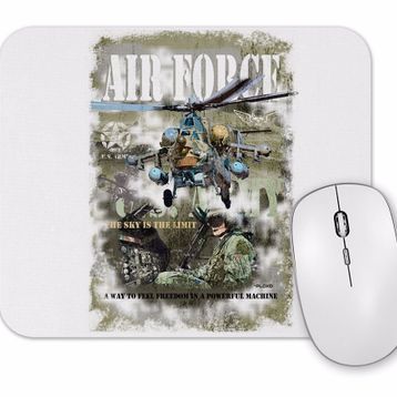 Baskı Dükkanı Military Helicopter Mouse Pad