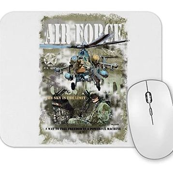 Baskı Dükkanı Military Helicopter Mouse Pad