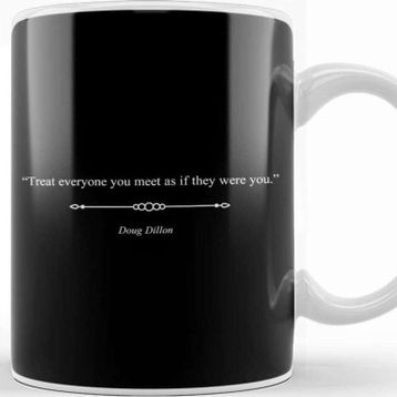 Baskı Dükkanı Mindfulness Doug Dillon Quote Kupa