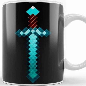 Baskı Dükkanı Minecraft Diamond Sword Kupa