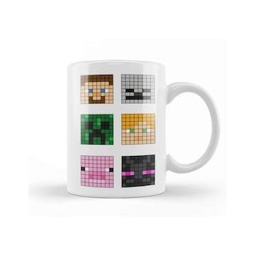 Baskı Dükkanı Minecraft Famous Characters 01 Kupa