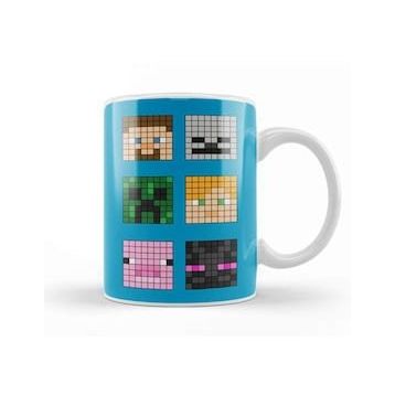Baskı Dükkanı Minecraft Famous Characters Kupa