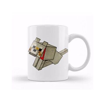 Baskı Dükkanı Minecraft Puppy Kupa