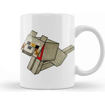 Baskı Dükkanı Minecraft Puppy Kupa