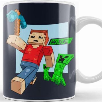 Baskı Dükkanı Minecraft Wtf Kupa