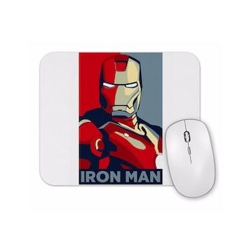 Baskı Dükkanı Mini Iron Man Mouse Pad