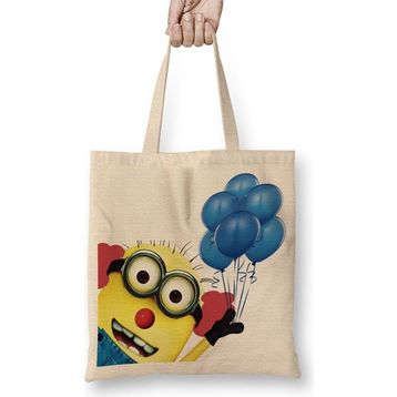 Baskı Dükkanı Minions Palhaço Bez Çanta