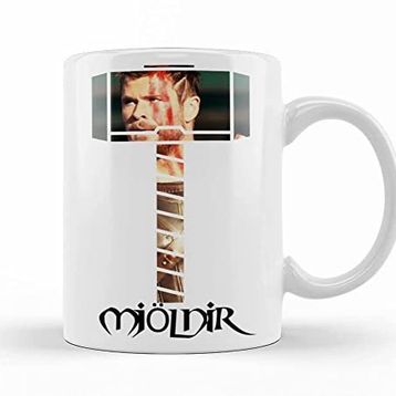 Baskı Dükkanı Mjölnir Thor Porselen Kupa
