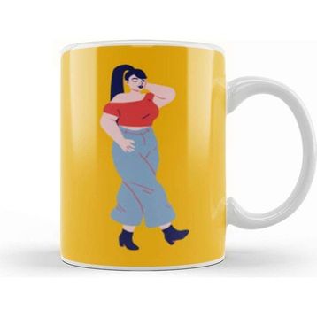 Baskı Dükkanı Modern Woman Kupa
