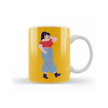 Baskı Dükkanı Modern Woman Kupa