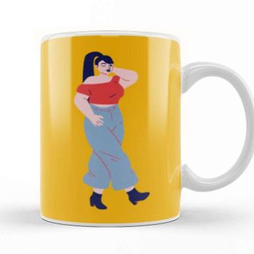 Baskı Dükkanı Modern Woman Kupa