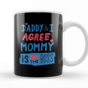 Baskı Dükkanı Mom Is The Boss Kupa