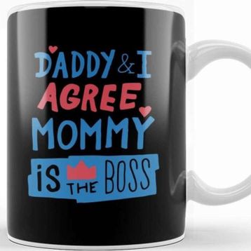 Baskı Dükkanı Mom Is The Boss Kupa