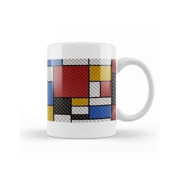 Baskı Dükkanı Mondrian In A Sofa Style Kupa